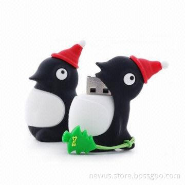 USB Flash Drive, Christmas Penguin